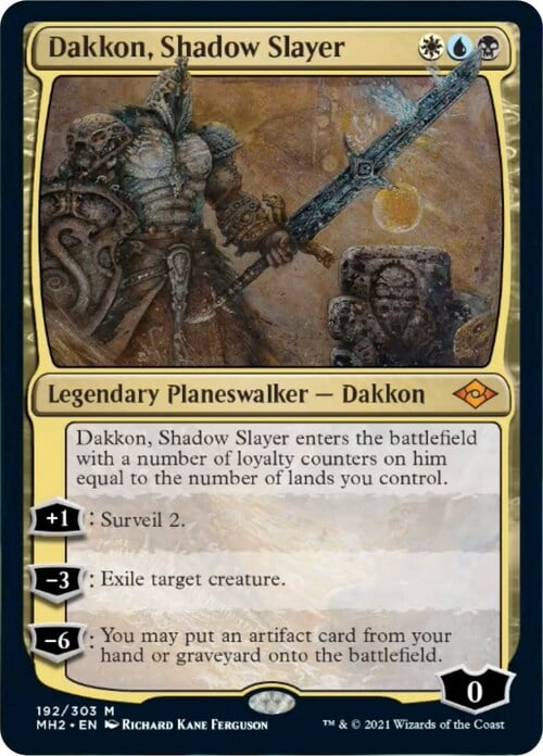 Dakkon, Shadow Slayer Card Front