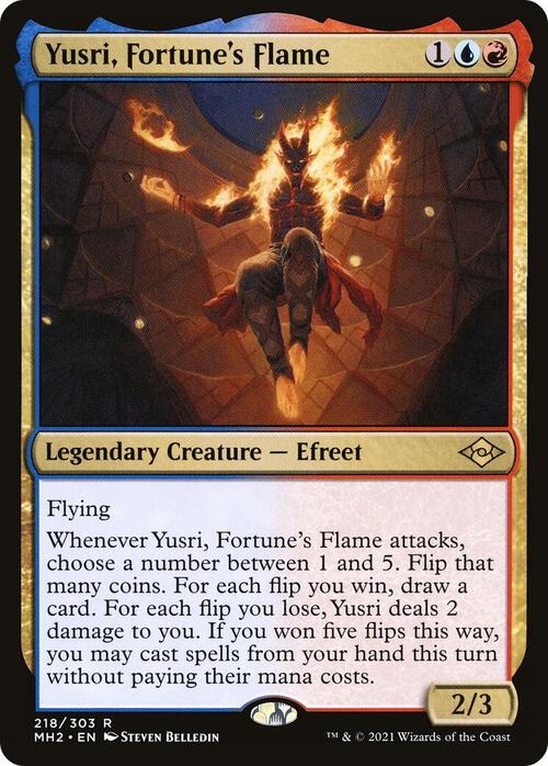 Yusri, Fortune's Flame Card Front