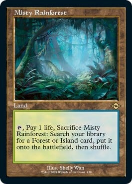 Misty Rainforest Card Front
