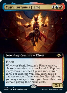 Yusri, Fortune's Flame Card Front