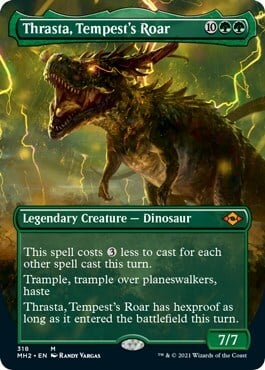 Thrasta, Tempest's Roar Card Front