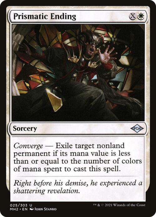 Prismatic Ending Card Front