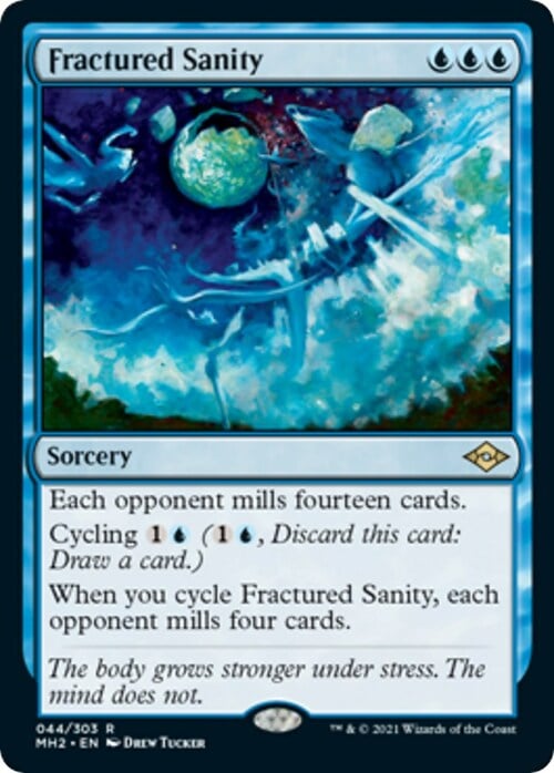 Fractured Sanity Card Front