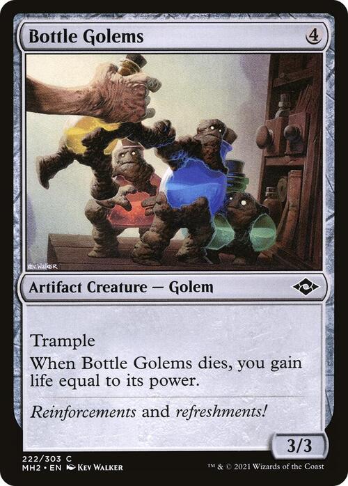 Bottle Golems Card Front