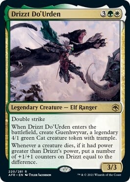 Drizzt Do'Urden Card Front