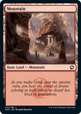 Mountain Card Front