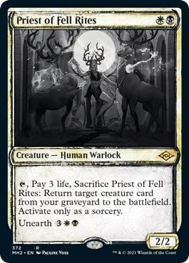 Priest of Fell Rites Card Front
