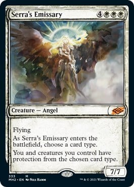 Serra's Emissary Card Front