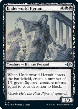 Underworld Hermit Card Front