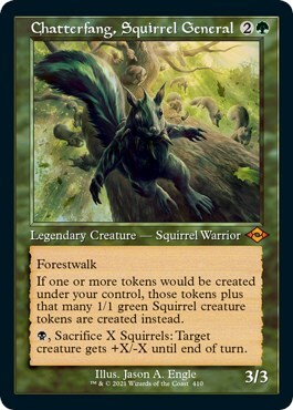 Chatterfang, Squirrel General Card Front