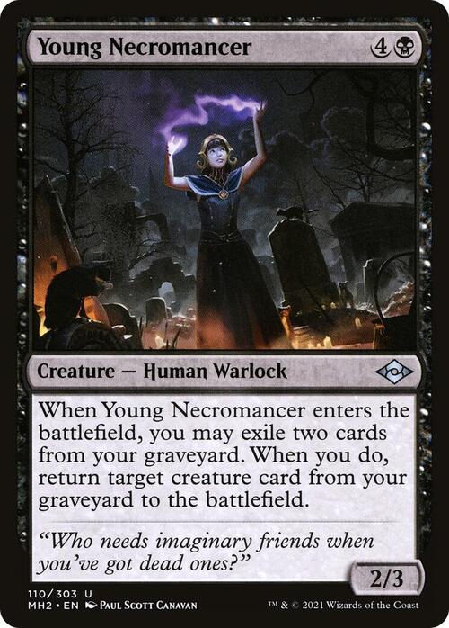 Giovane Necromante Card Front