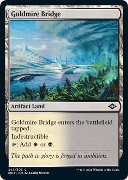 Goldmire Bridge Card Front