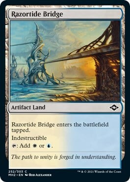 Razortide Bridge Card Front