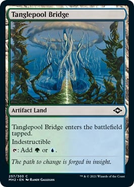 Tanglepool Bridge Card Front