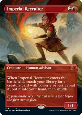 Imperial Recruiter Card Front