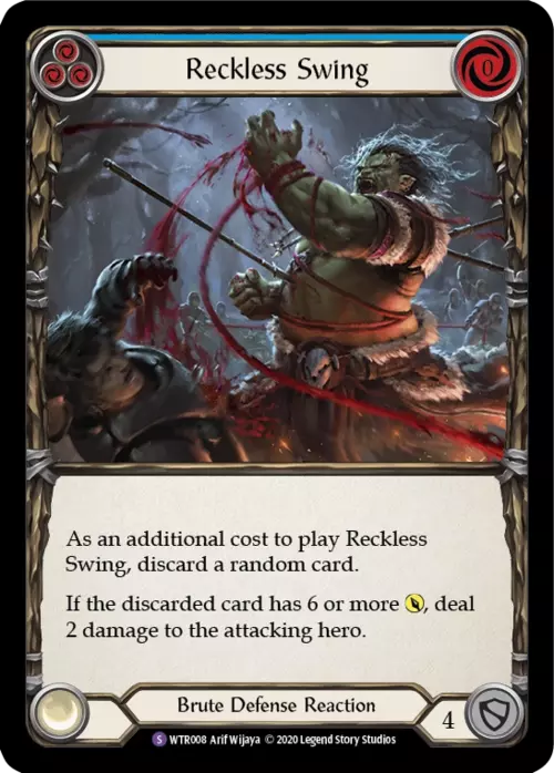 Reckless Swing Card Front