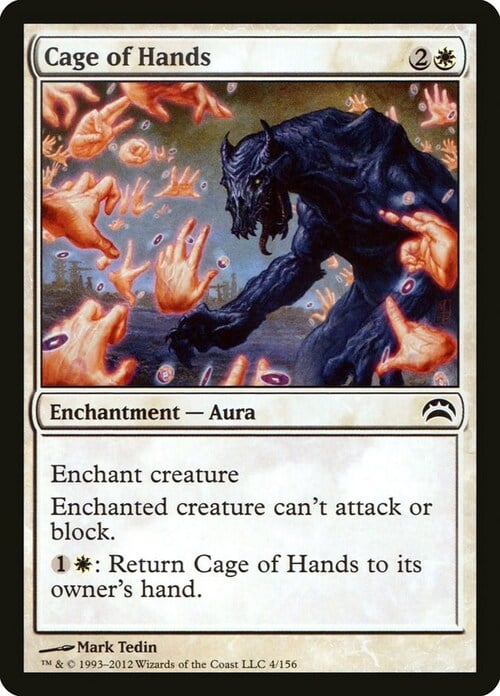 Cage of Hands Card Front