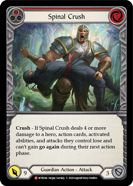 Spinal Crush Card Front