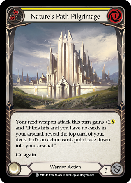 Nature's Path Pilgrimage - Yellow Card Front