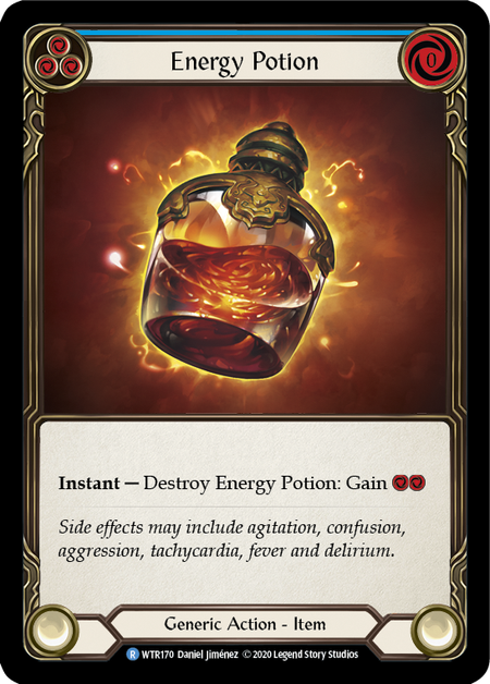 Energy Potion Card Front