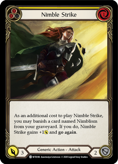 Nimble Strike - Yellow Card Front