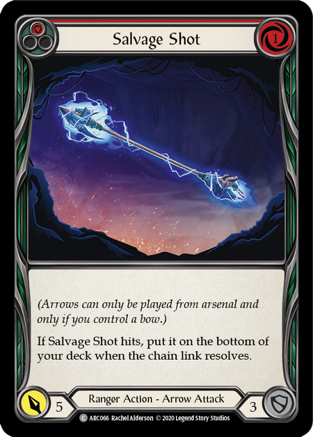 Salvage Shot - Red Card Front