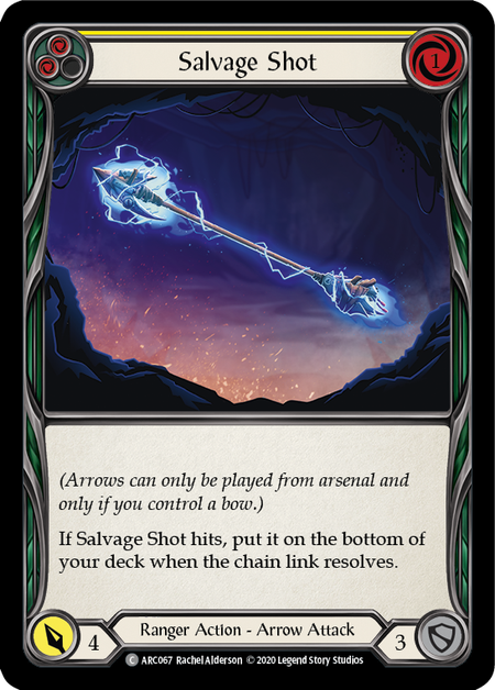 Salvage Shot - Yellow Card Front
