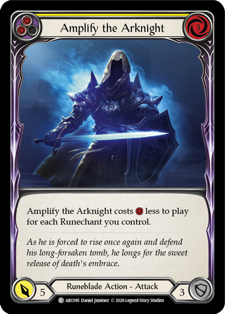 Amplify the Arknight - Yellow Card Front