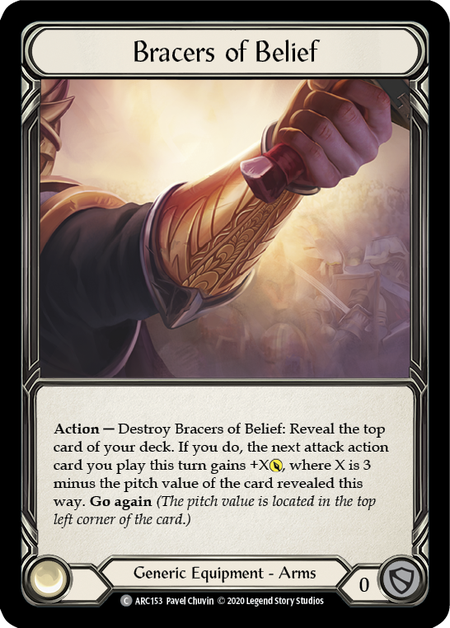 Bracers of Belief Card Front
