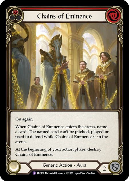 Chains of Eminence Card Front