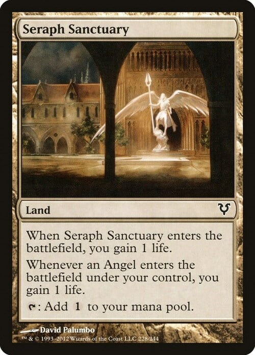 Seraph Sanctuary Card Front
