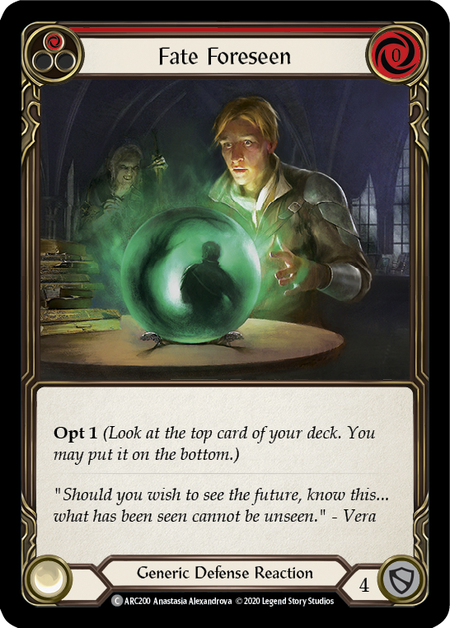 Fate Foreseen (Taiwan) Card Front