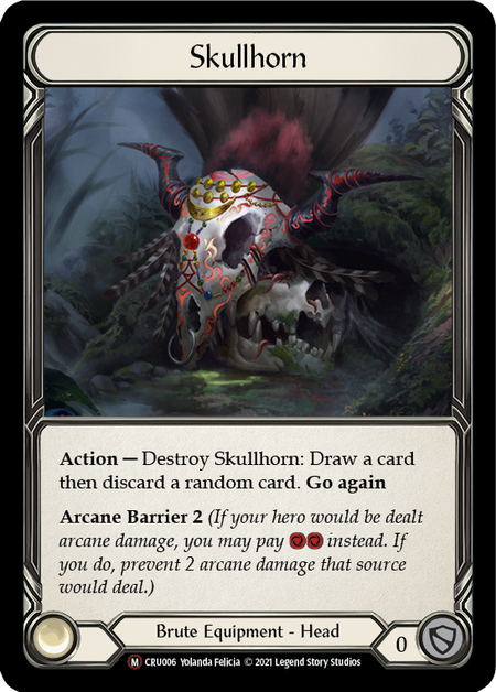 Skullhorn Card Front