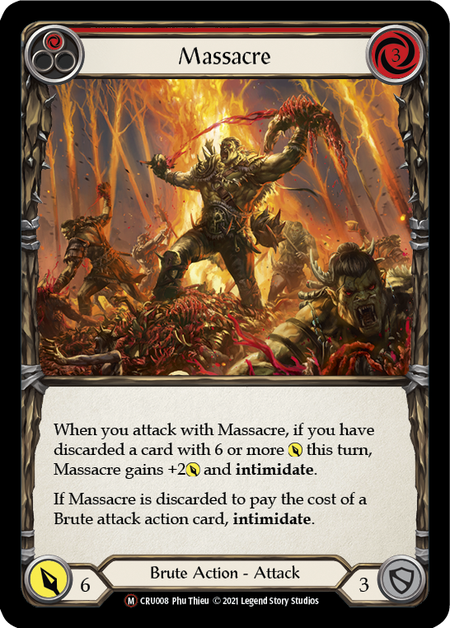 Massacre Card Front