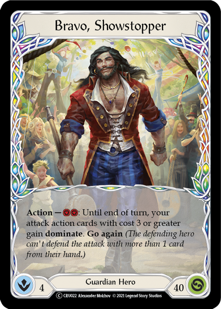 Bravo, Showstopper Card Front
