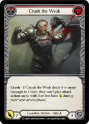 Crush the Weak - Red