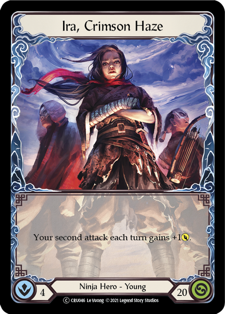 Ira, Crimson Haze Card Front