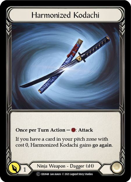 Harmonized Kodachi Card Front