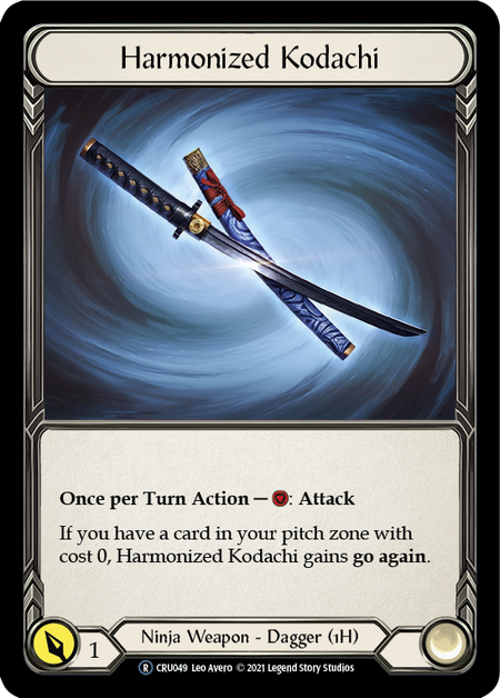 Harmonized Kodachi Card Front