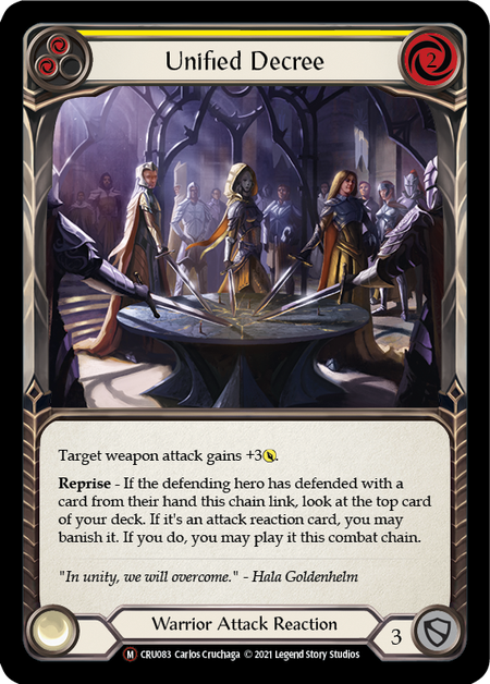 Unified Decree Card Front