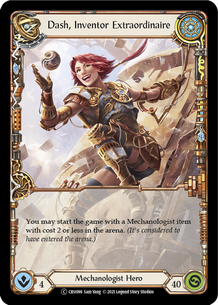 Dash, Inventor Extraordinaire Card Front