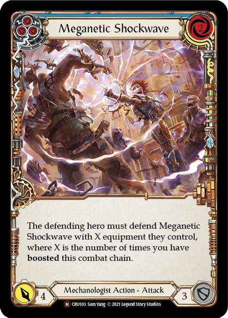 Meganetic Shockwave Card Front