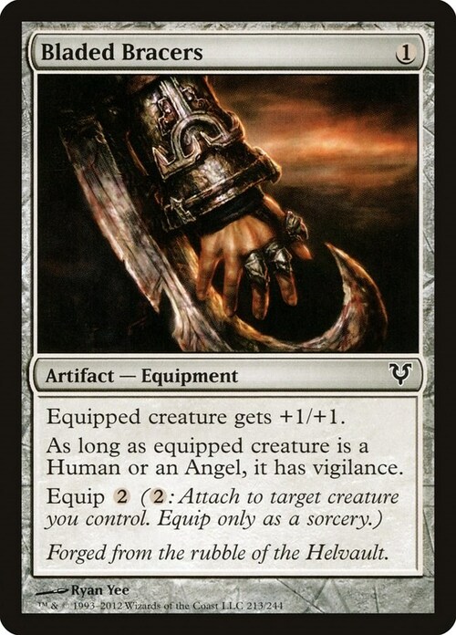 Bladed Bracers Card Front