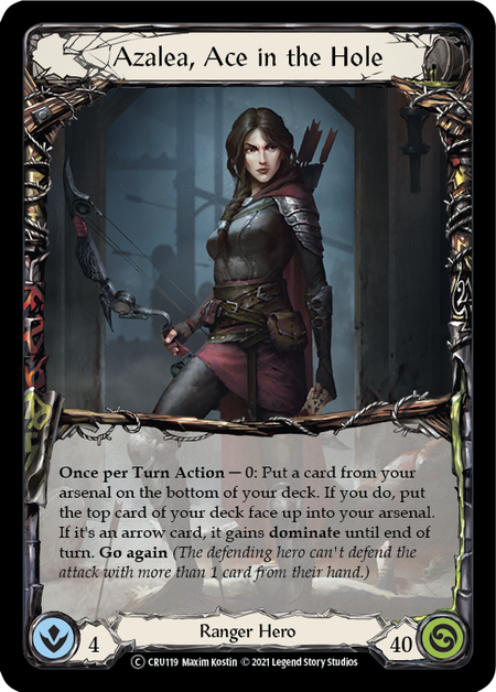 Azalea, Ace in the Hole Card Front