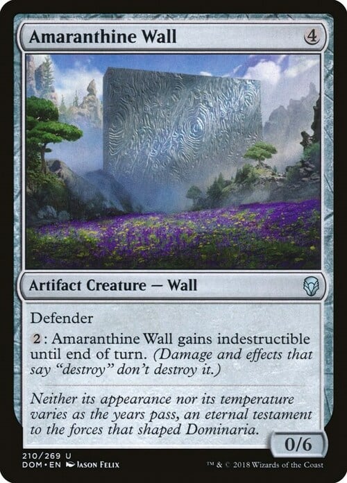 Amaranthine Wall Card Front