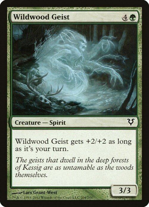 Geist del bosque salvaje Frente