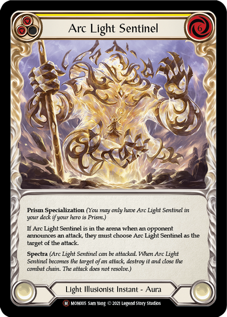 Arc Light Sentinel Card Front