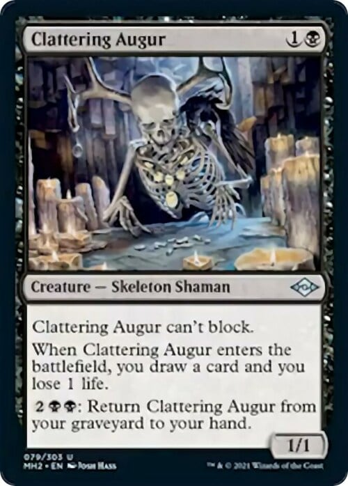 Clattering Augur Card Front