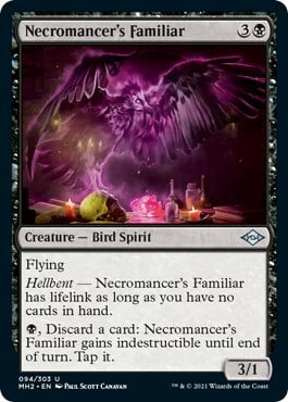 Necromancer's Familiar Card Front