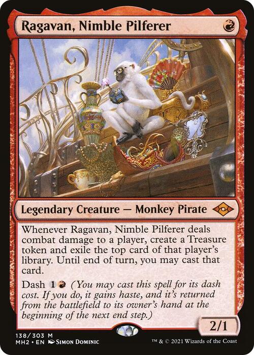 Ragavan, Ladruncolo Agile Card Front